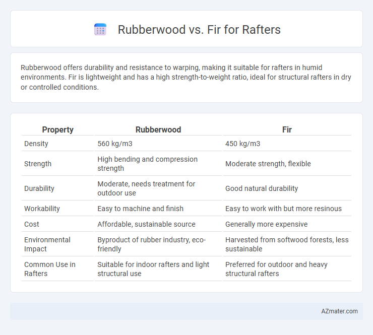 Rubberwood vs. Fir for Rafters - What is The Difference?