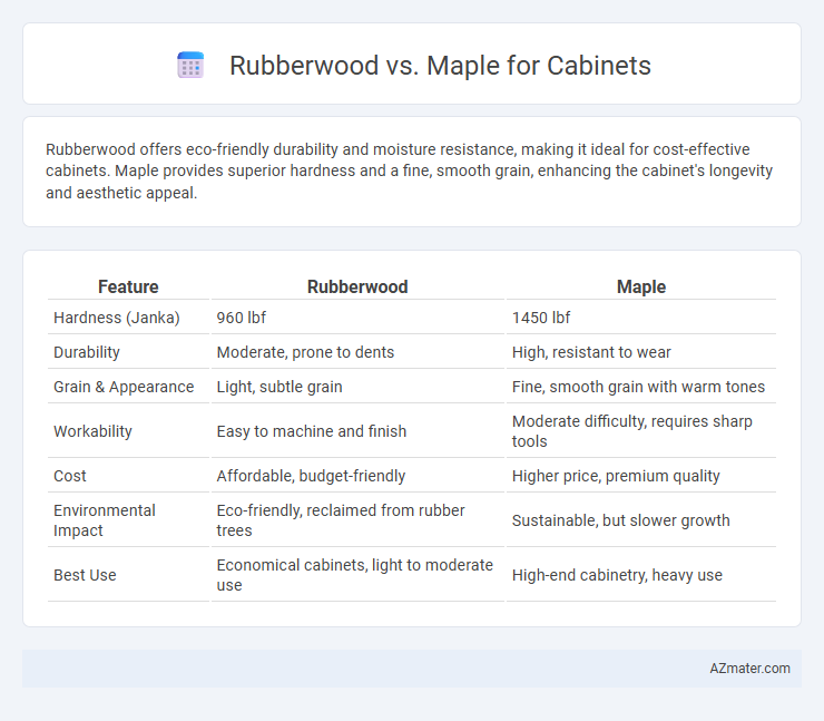 Rubberwood vs. Maple for Cabinets - What is The Difference?