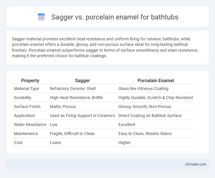 Sagger vs. porcelain enamel for bathtubs - What is The Difference?