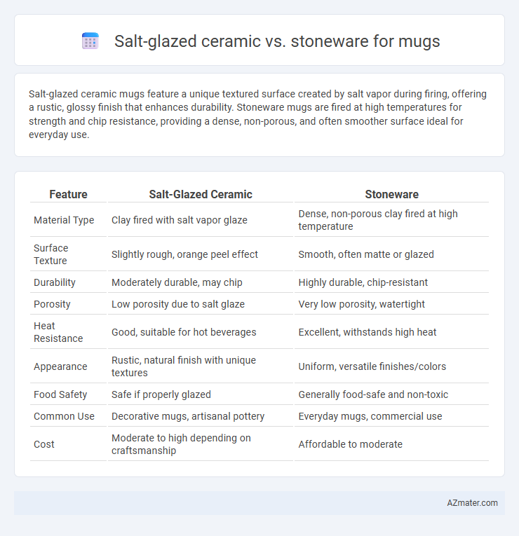 Salt-glazed ceramic vs. stoneware for mugs - What is The Difference?