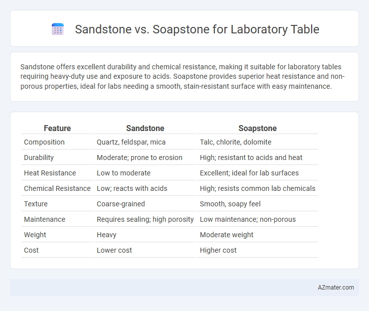 Sandstone vs. Soapstone for Laboratory Table - What is The Difference?