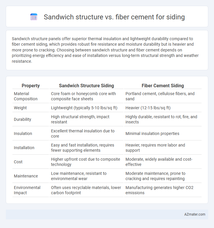 Sandwich structure vs. fiber cement for siding - What is The Difference?