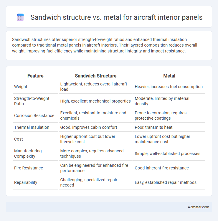 Sandwich structure vs. metal for aircraft interior panels - What is The Difference?
