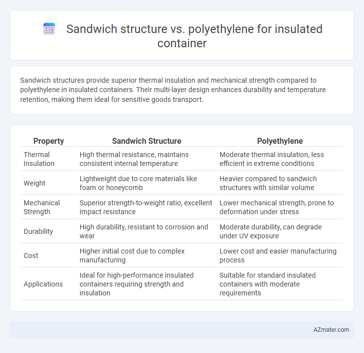 Sandwich structure vs. polyethylene for insulated container - What is The Difference?