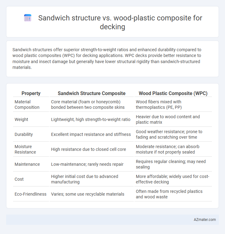 Sandwich structure vs. wood-plastic composite for decking - What is The Difference?