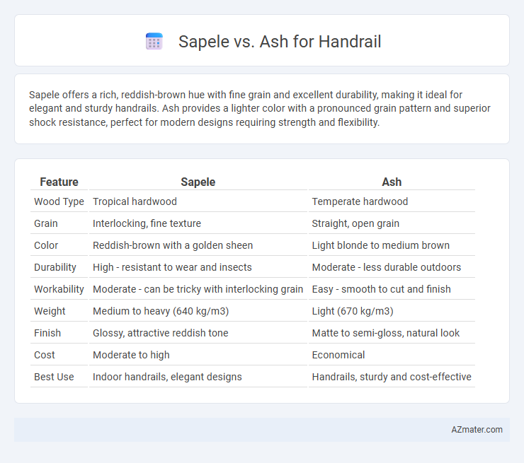 Sapele vs. Ash for Handrail - What is The Difference?