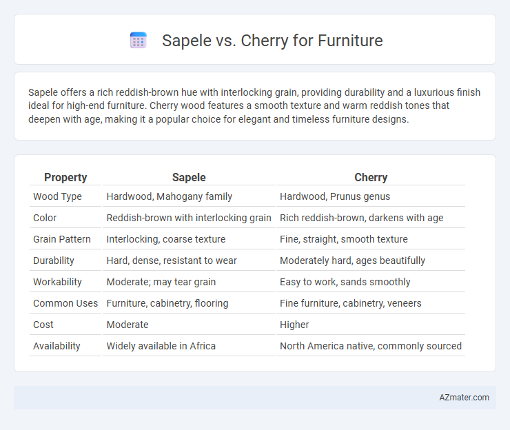 Sapele vs. Cherry for Furniture - What is The Difference?