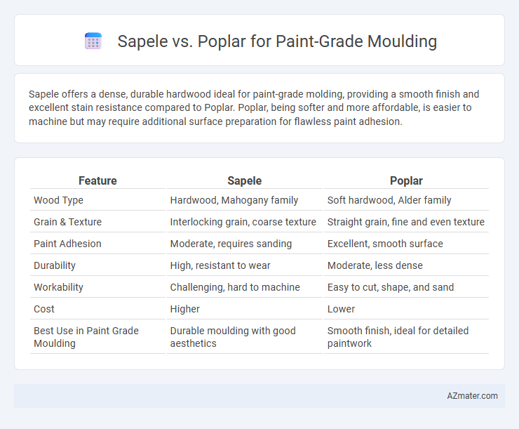 Sapele vs. Poplar for Paint-Grade Moulding - What is The Difference?