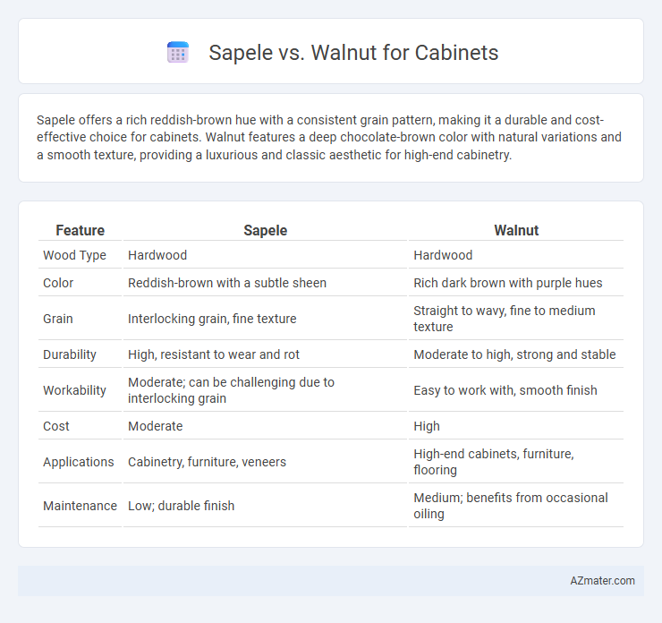 Sapele vs. Walnut for Cabinets - What is The Difference?