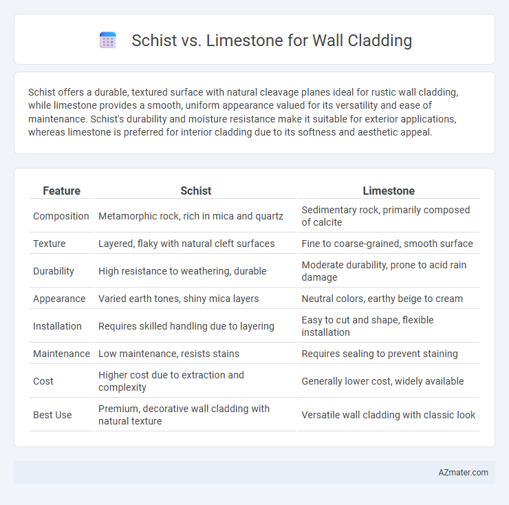 Schist vs. Limestone for Wall Cladding - What is The Difference?