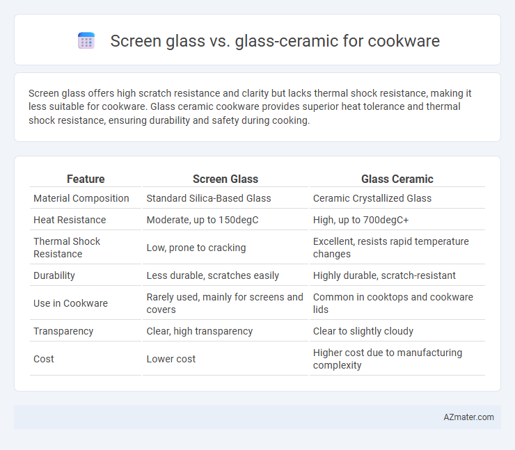 Screen glass vs. glass-ceramic for cookware - What is The Difference?