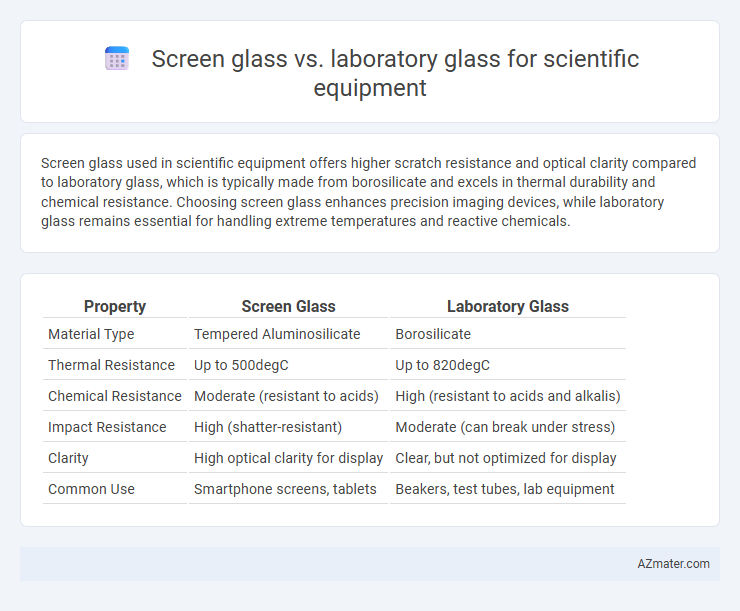 Screen glass vs. laboratory glass for scientific equipment - What is The Difference?