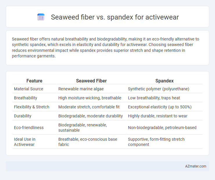 Seaweed fiber vs. spandex for activewear - What is The Difference?