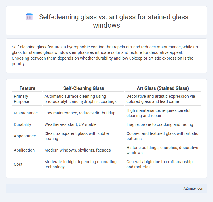 Self-cleaning glass vs. art glass for stained glass windows - What is The Difference?