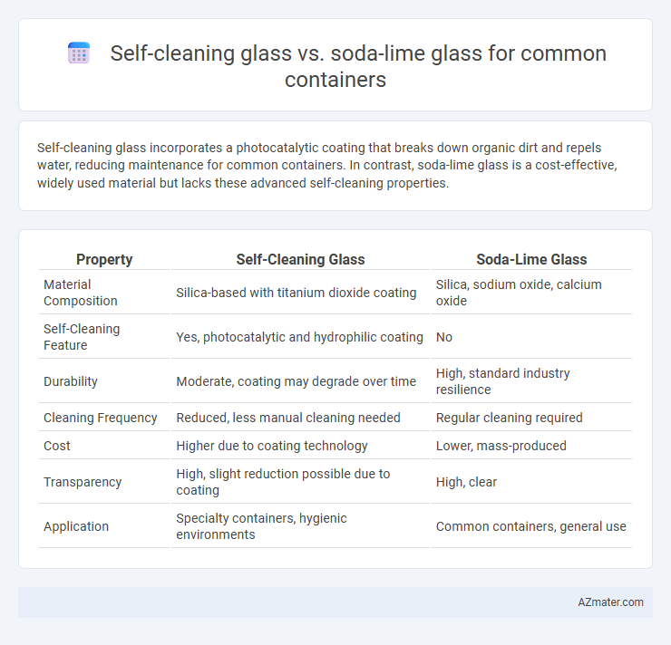 Self-cleaning glass vs. soda-lime glass for common containers - What is The Difference?