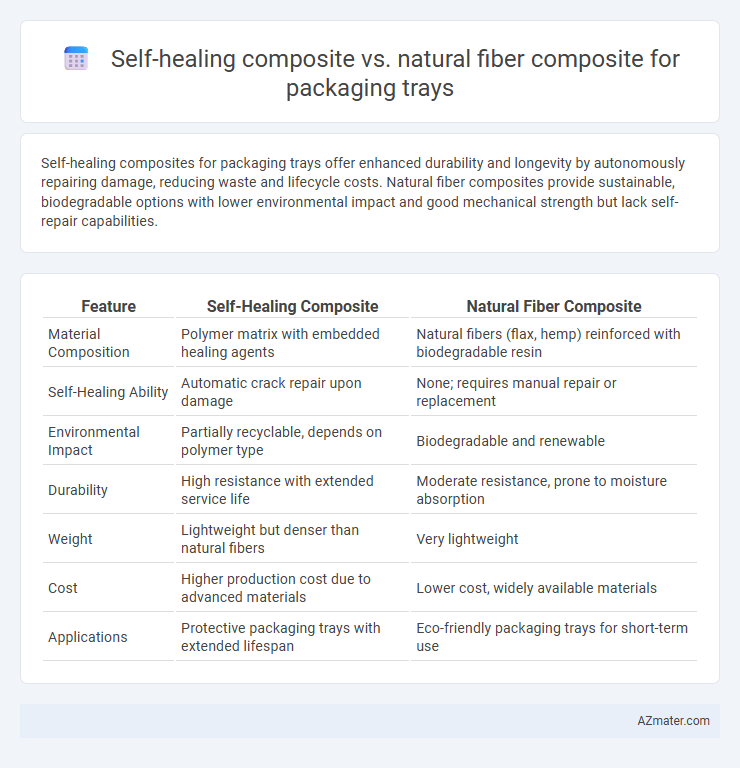 Self-healing composite vs. natural fiber composite for packaging trays - What is The Difference?