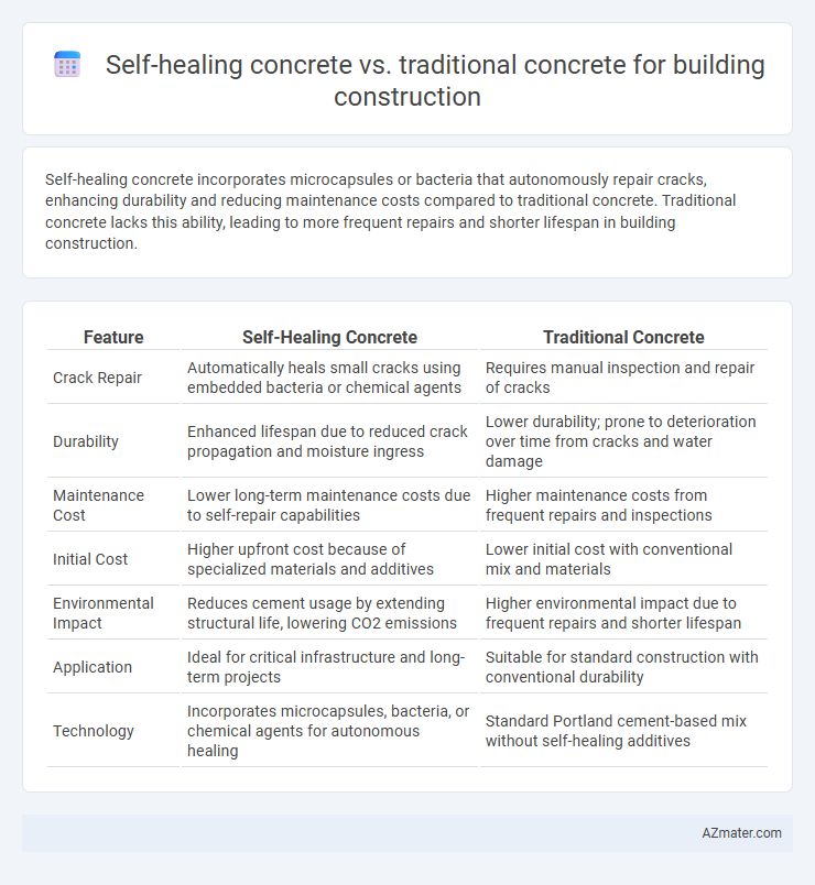 Self-healing concrete vs. traditional concrete for building construction - What is The Difference?