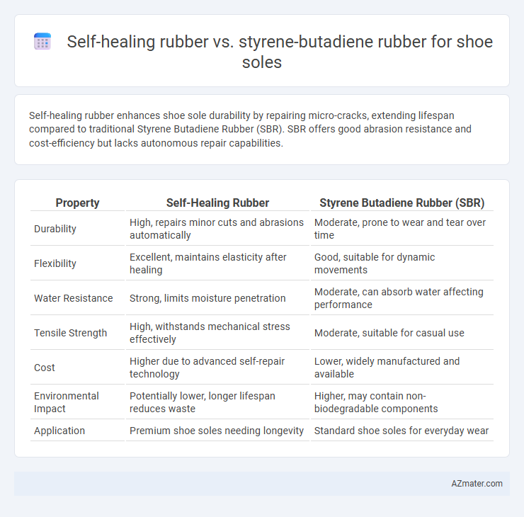 Self-healing rubber vs. styrene-butadiene rubber for shoe soles - What is The Difference?