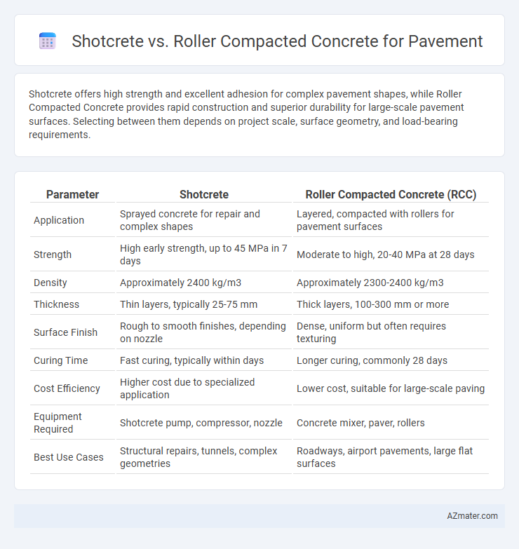 Shotcrete vs. Roller Compacted Concrete for Pavement - What is The Difference?