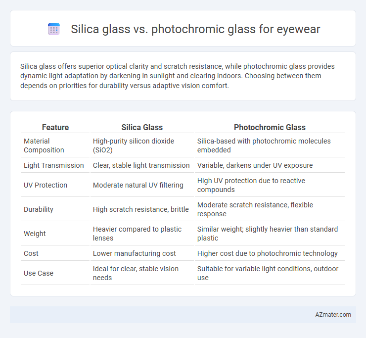 Silica glass vs. photochromic glass for eyewear - What is The Difference?