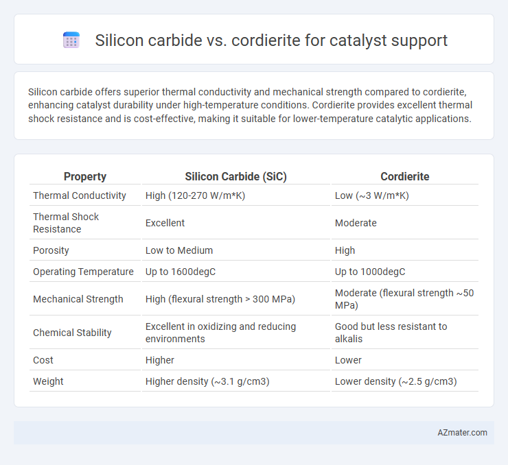 Silicon carbide vs. cordierite for catalyst support - What is The Difference?