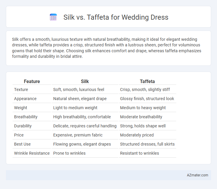 Silk vs. Taffeta for Wedding Dress - What is The Difference?
