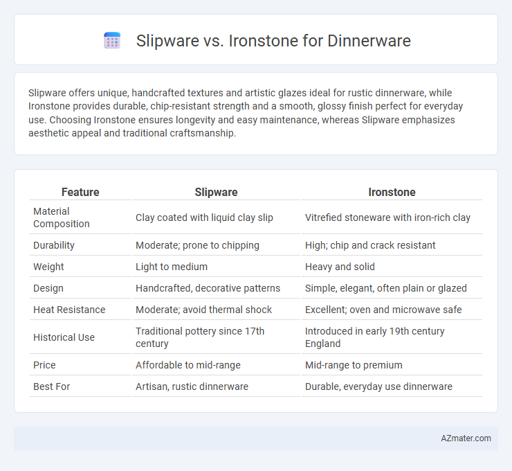 Slipware vs. Ironstone for Dinnerware - What is The Difference?