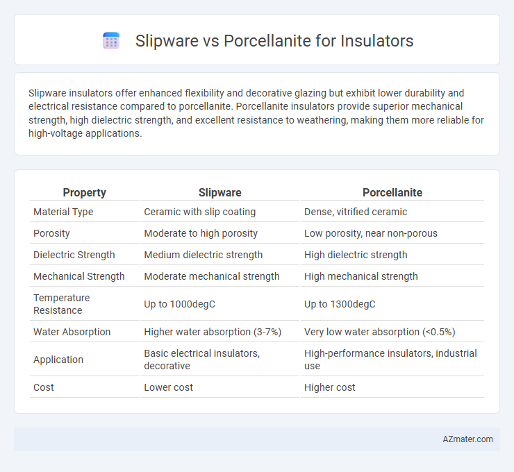 Slipware vs Porcellanite for Insulators - What is The Difference?