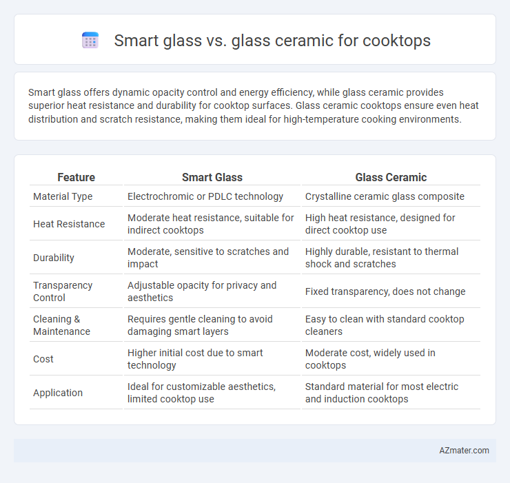 Smart glass vs. glass ceramic for cooktops - What is The Difference?