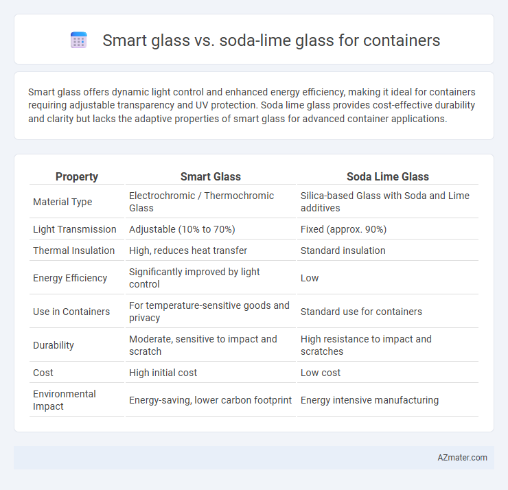 Smart glass vs. soda-lime glass for containers - What is The Difference?