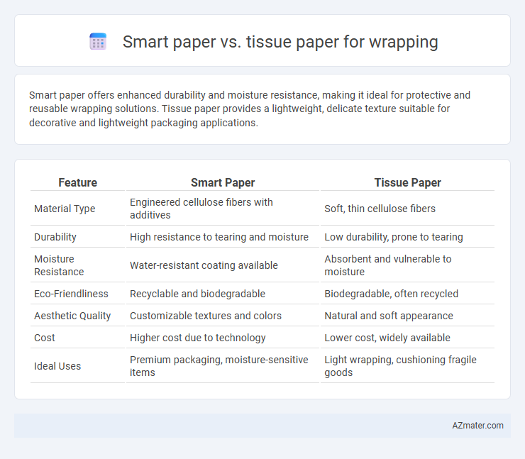 Smart paper vs. tissue paper for wrapping - What is The Difference?