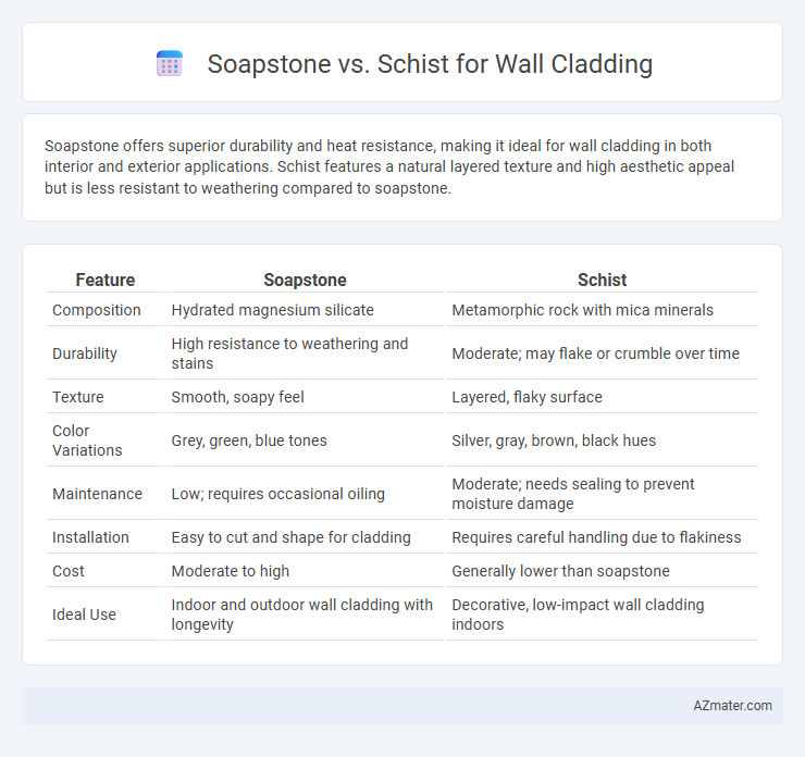 Soapstone vs. Schist for Wall Cladding - What is The Difference?
