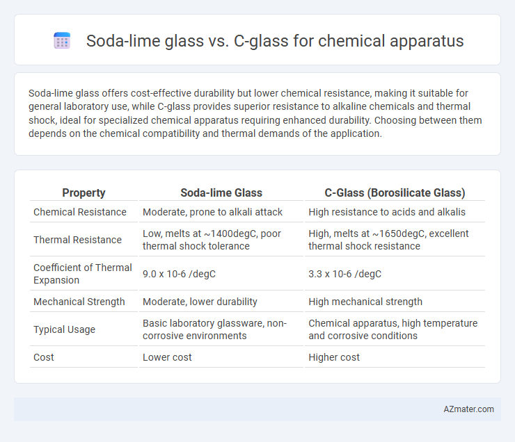 Soda-lime glass vs. C-glass for chemical apparatus - What is The Difference?