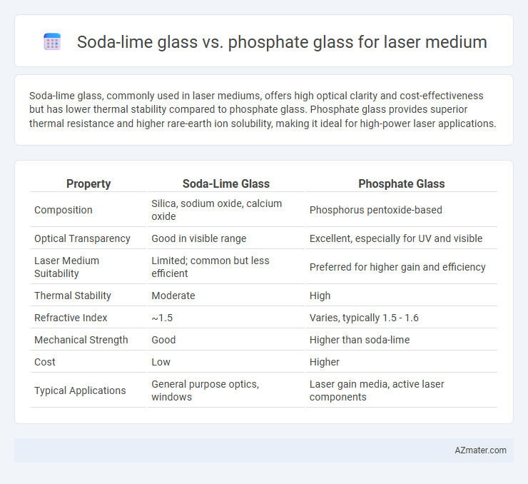 Soda-lime glass vs. phosphate glass for laser medium - What is The Difference?