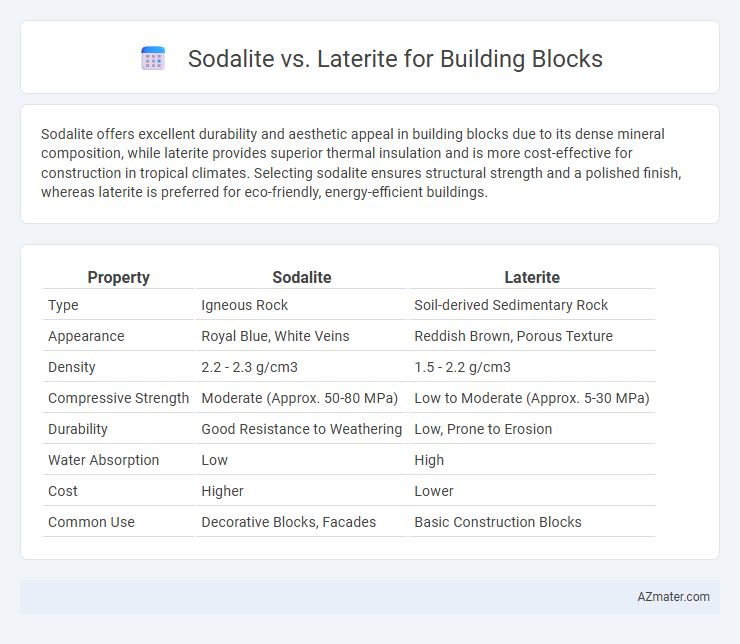 Sodalite vs. Laterite for Building Blocks - What is The Difference?