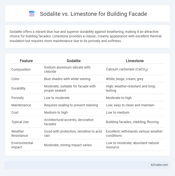 Sodalite vs. Limestone for Building Facade - What is The Difference?
