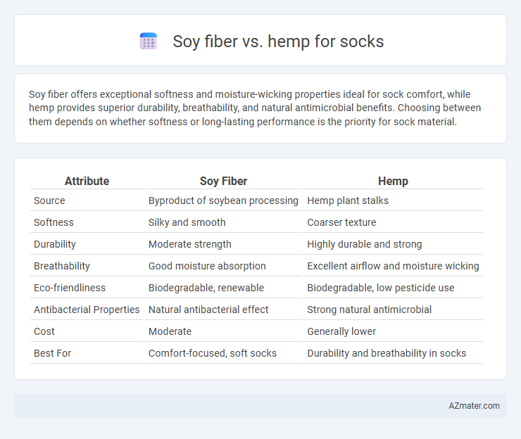 Soy fiber vs. hemp for socks - What is The Difference?