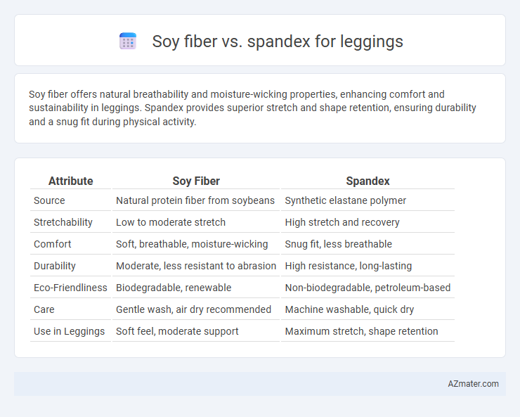 Soy fiber vs. spandex for leggings - What is The Difference?