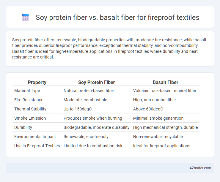 Soy protein fiber vs. basalt fiber for fireproof textiles - What is The Difference?