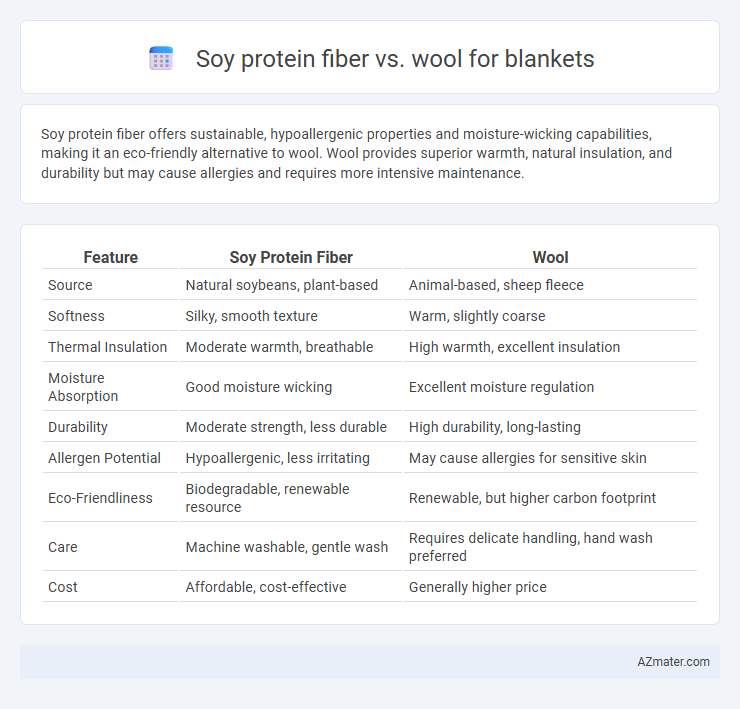 Soy protein fiber vs. wool for blankets - What is The Difference?