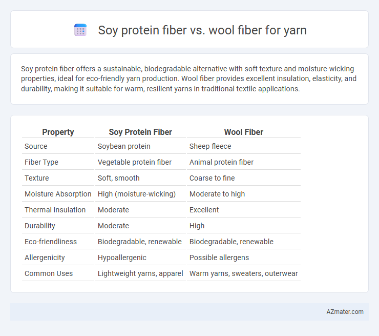 Soy protein fiber vs. wool fiber for yarn - What is The Difference?