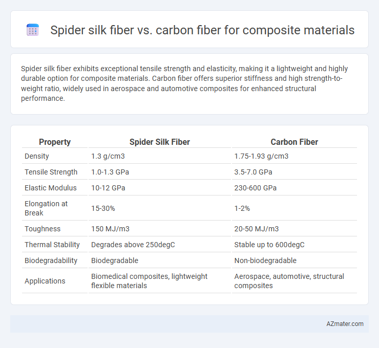 Spider silk fiber vs. carbon fiber for composite materials - What is The Difference?