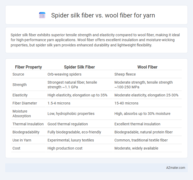 Spider silk fiber vs. wool fiber for yarn - What is The Difference?