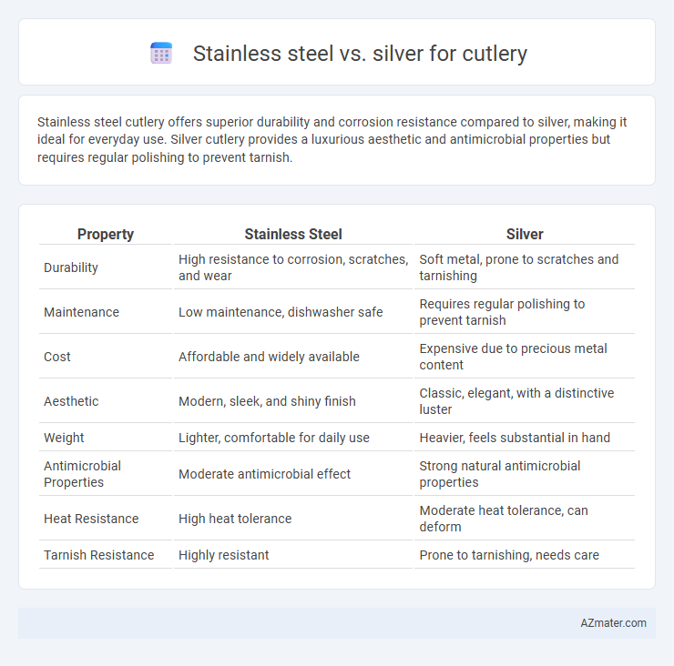 Stainless steel vs. silver for cutlery - What is The Difference?