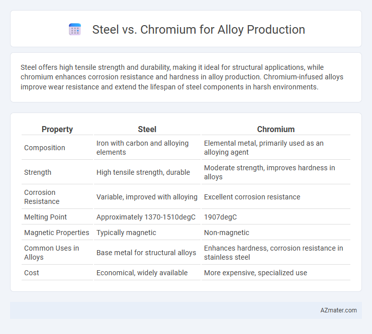 Steel vs. Chromium for Alloy Production - What is The Difference?