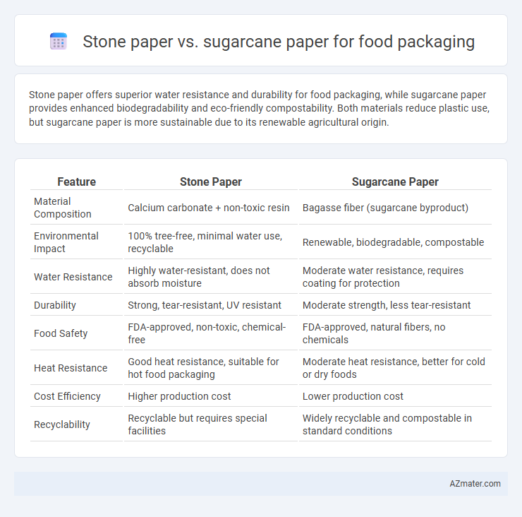 Stone paper vs. sugarcane paper for food packaging - What is The Difference?