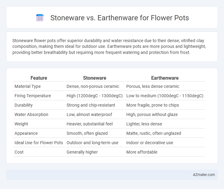 Stoneware vs. Earthenware for Flower Pots - What is The Difference?
