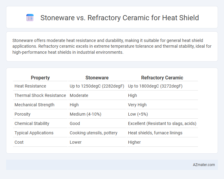 Stoneware vs. Refractory Ceramic for Heat Shield - What is The Difference?