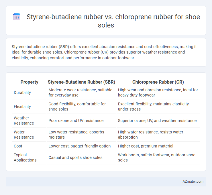 Styrene-butadiene rubber vs. chloroprene rubber for shoe soles - What is The Difference?