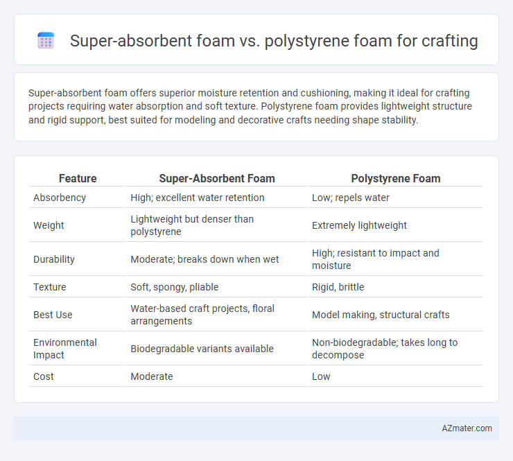 Super-absorbent foam vs. polystyrene foam for crafting - What is The Difference?